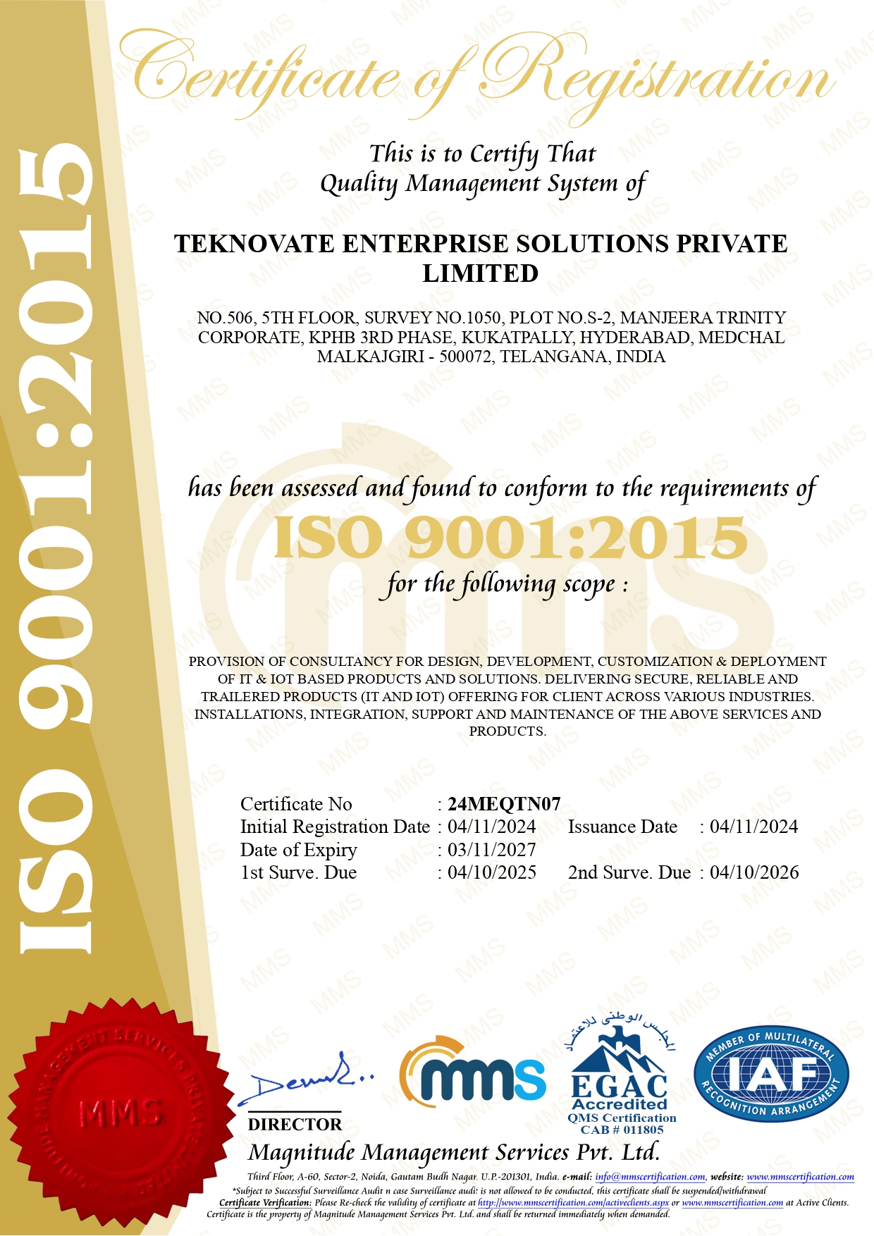 Certification 1